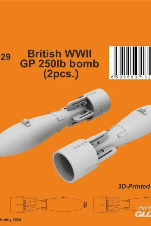 Superprijs British WWII GP 250lb bomb (2pcs.)
