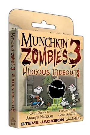 Hete Deal Munchkin Zombies 3 Hideous Hideouts