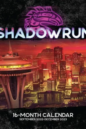 Beperkte Voorraad Shadowrun 16 Month Calendar Game Maps