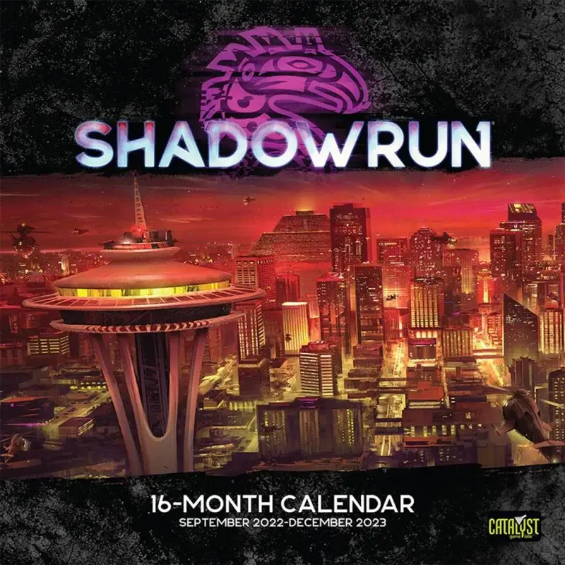 Beperkte Voorraad Shadowrun 16 Month Calendar Game Maps