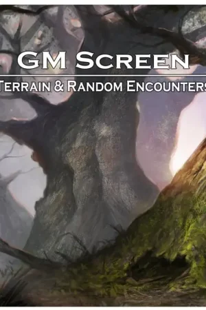 Rechtstreeks Van De Fabrikant GM Screen Terrain & Random Encounters