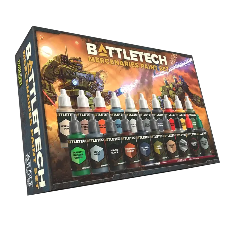 BattleTech Mercenaries Paint Set Figuurtje Tijdelijk Beschikbaar