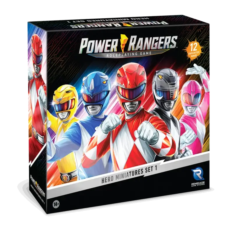 Beperkt Aanbod Power Rangers RPG Hero Miniatures Set Figuurtje