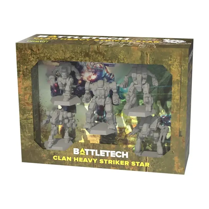BattleTech Clan Heavy Striker Star Figuurtje Beperkt Aanbod