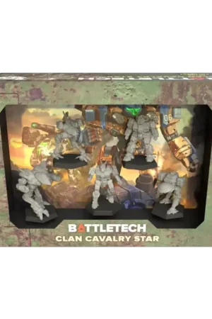 Express Levering BattleTech Clan Cavalry Star Figuurtje