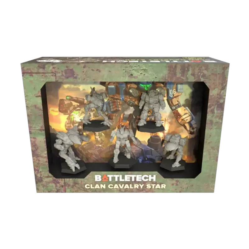 Express Levering BattleTech Clan Cavalry Star Figuurtje