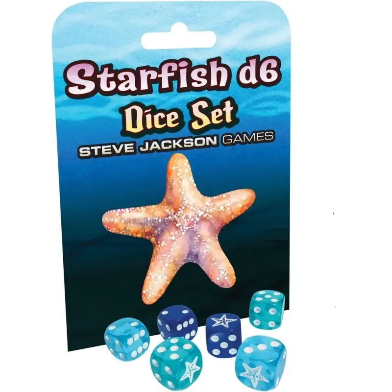 Beperkt Aanbod Starfish D6 Dice Set