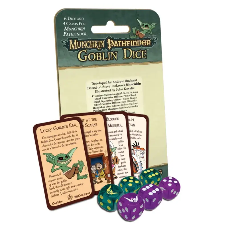 Munchkin Pathfinder Goblin Dice Tijdelijk Beschikbaar