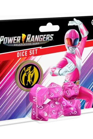 Favoriet Power Rangers RPG Dice Set Pink