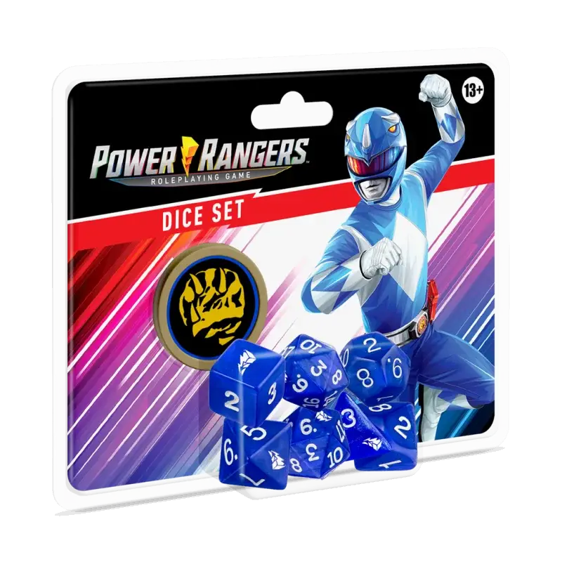 Lage Prijs Power Rangers RPG Dice Set Blue