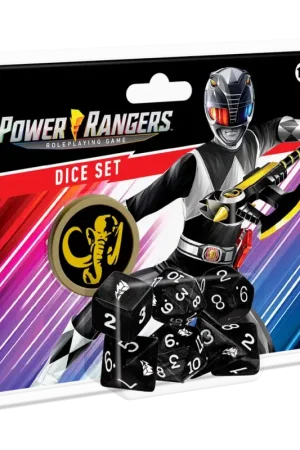 Uitverkoop Power Rangers RPG Dice Set Black