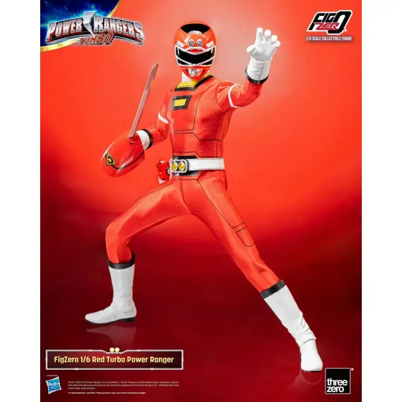 Merkproduct Power Rangers Turbo Figure FigZero 1/6 Red Turbo Power Ranger 30 cm Figuurtje