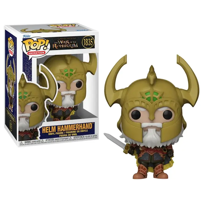 The Lord of the Rings: The War of the Rohirrim POP Animation N° 1835 - Helm Hammerhand 9cm Flitsaanbieding