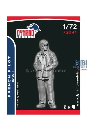 Gereduceerde Prijs French WWI Airplane Pilot Figuren