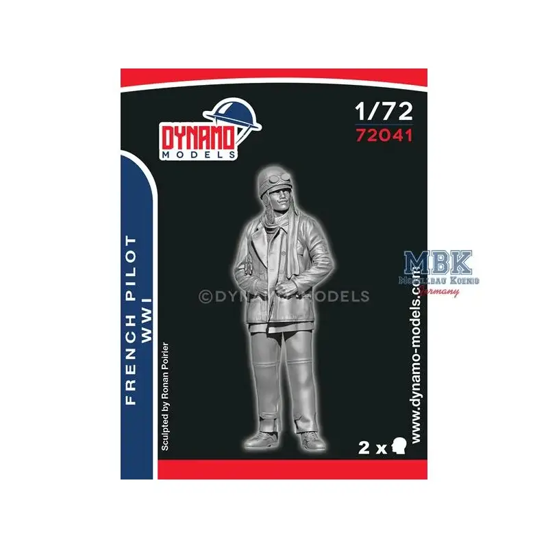 Gereduceerde Prijs French WWI Airplane Pilot Figuren