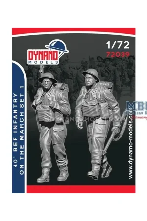 40’ BEF Infantryman Marching Set 1 Figuren Gratis Retour