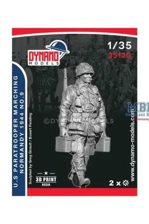 U.S Paratrooper MG loader Marchg. Normandy 44-No.9 Figuren Superprijs