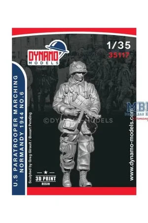 U.S Paratrooper SMG Marching Normandy 44-No.6 Figuren Laatste Versie