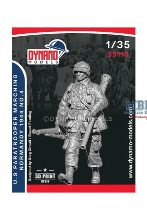 U.S Paratrooper Bazooka Marching Normandy 44-No.4 Figuren Uitverkoop