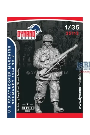 U.S Paratrooper Rifleman Marching Normandy 44-No.2 Figuren Weekendaanbieding