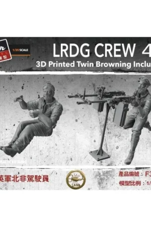 THUNDER MODEL: 1/35; LRDG Crew figure set 1; 3 highly detailed resin figures (driver and codriver from TM35305 + new figure adde Lage Kosten