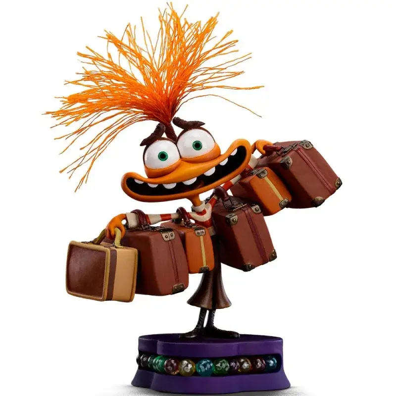Gecertificeerd Iron Studios Inside Out 2 - Anxiety Art Scale 1/10 Statue Figuurtje