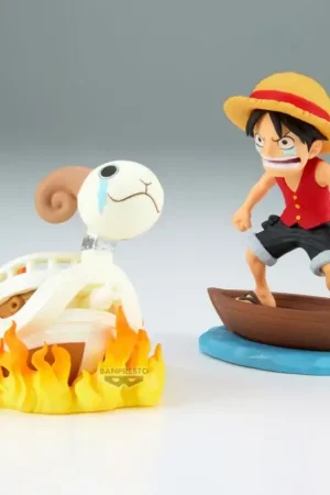 ONE PIECE - Luffy & Going Merry - WCF Log Stories Figure 8cm Figuurtje Bestseller