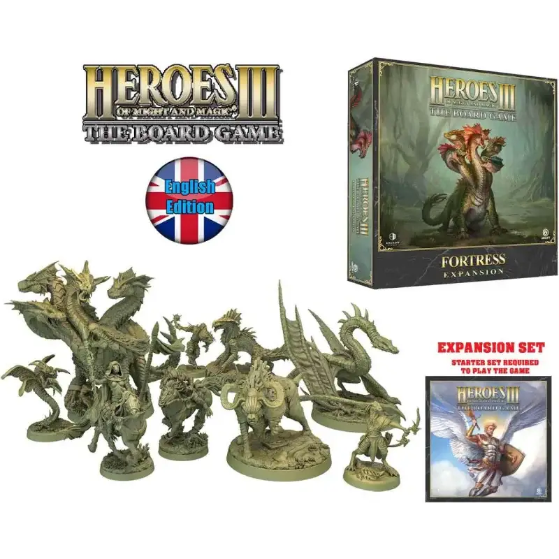 Gecertificeerd Heroes Of Might And Magic Iii: The Board Game - Fortress Expansion Set - English Version