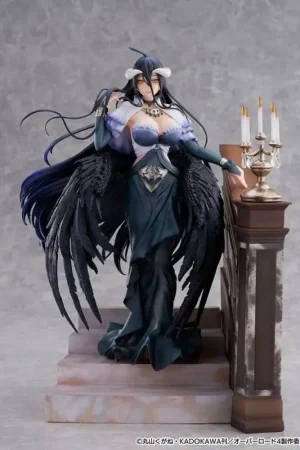 Express Levering Overlord SHIBUYA SCRAMBLE FIGURE 1/7 Albedo Jet Black Dress Ver. 28cm Figuurtje