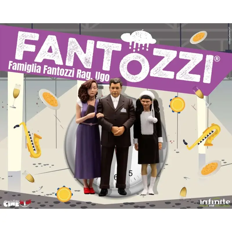 Meest Verkocht Fantozzi Famiglia Fantozzi Rag Ugo Cinemini PVC Figuurtje