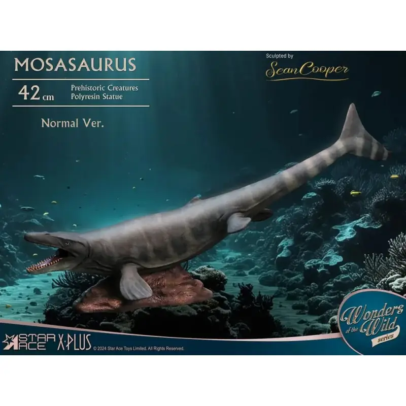 Wonders of the Wild Mosasaurus statuette (NX) 42 cm Figuurtje Koopje