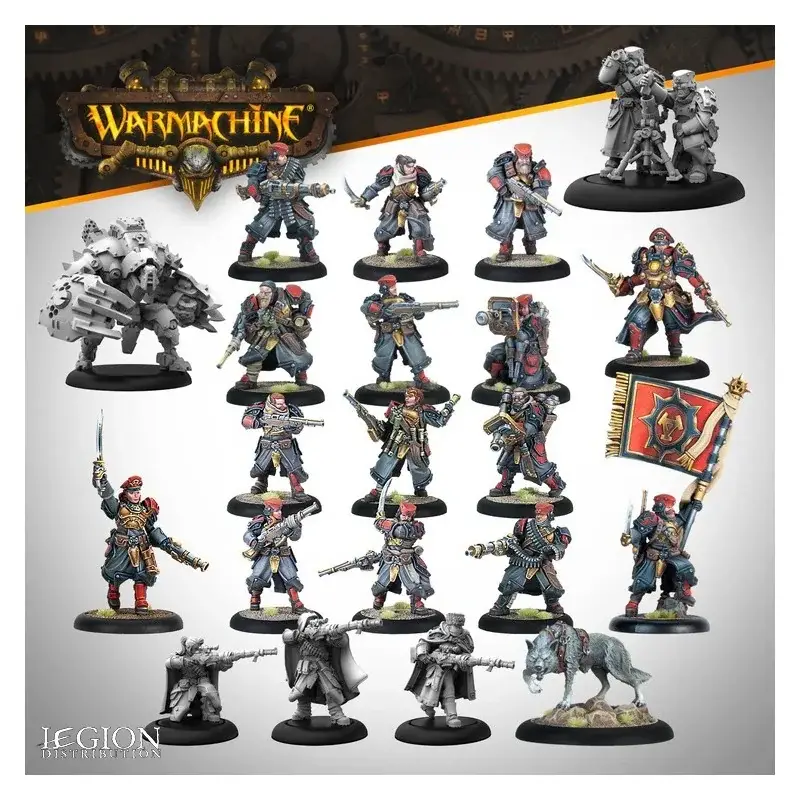 Warmachine - Khador Winter Korps Core Expansion Figuur spellet Direct Beschikbaar