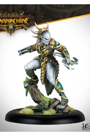 Laatste Kans Warmachine - Nissak, Totem Huntress Champion Figuur spellet