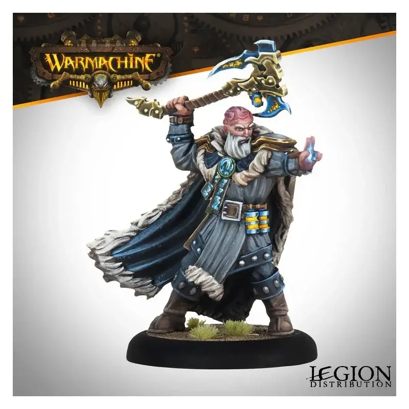 Op = Op Warmachine - Koldun Lord Damien Korovnik Figuur spellet