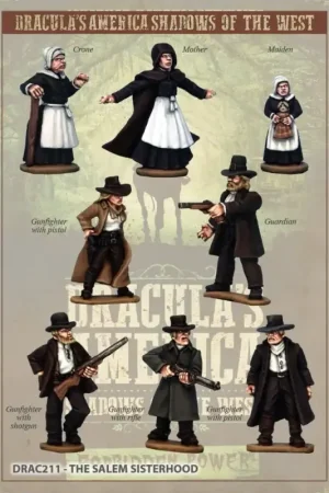 Alleen Vandaag Dracula's America - The Salem Sisterhood Posse Figuur spellet