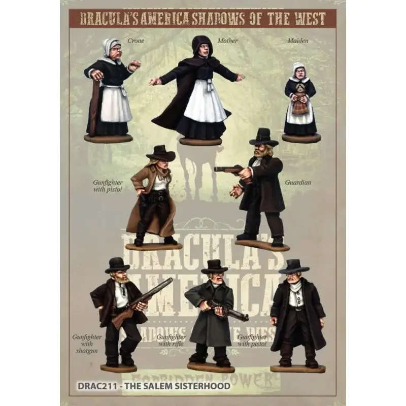 Alleen Vandaag Dracula's America - The Salem Sisterhood Posse Figuur spellet