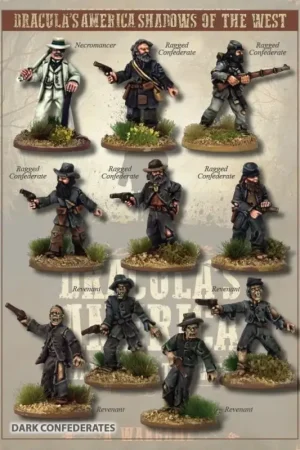 Dracula's America - The Dark Confederate Posse Figuur spellet Koopje
