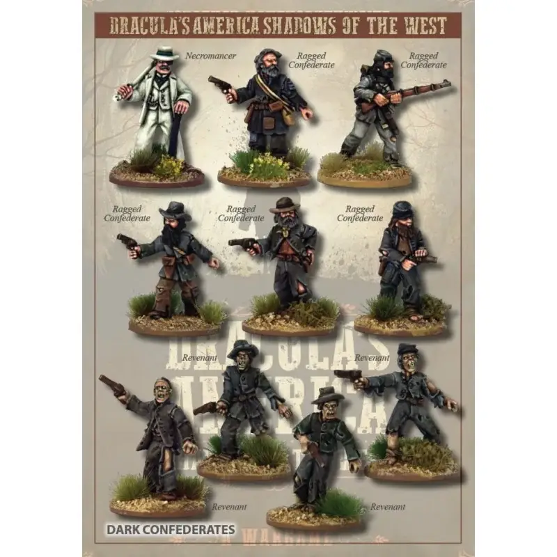 Dracula's America - The Dark Confederate Posse Figuur spellet Koopje