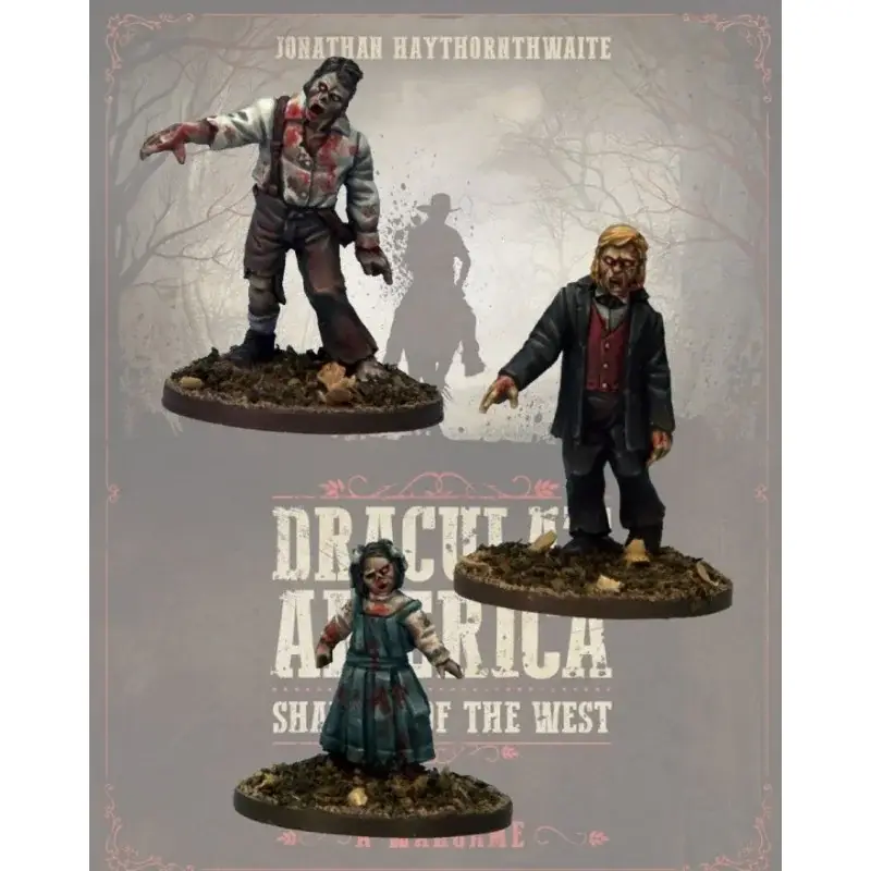 Dracula's America - Zombie Townsfolk 1 Figuur spellet Laatste Versie