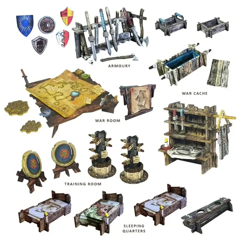 Maladum - Dungeon Garrison Figuur spellet Lage Prijs