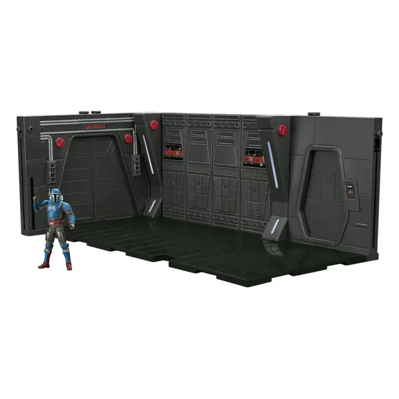 Laatste Kans Star Wars: The Mandalorian - Vintage Collection Tantive IV Hallway and Mandalorian Privateer 10 cm figure