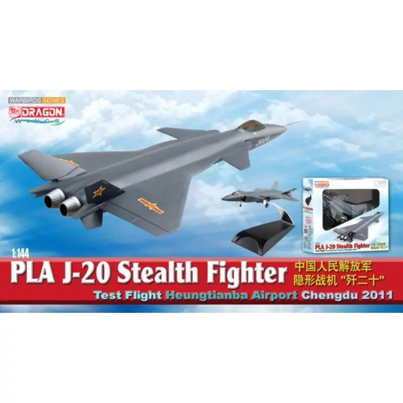 Korting J-20 Stealth Fighter Test Flight Heungtianba Airpo Miniatuur