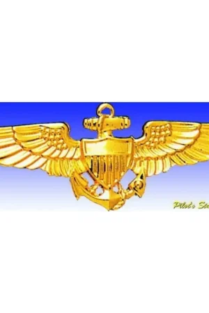 Premium US Navy Pilot Wings Badge