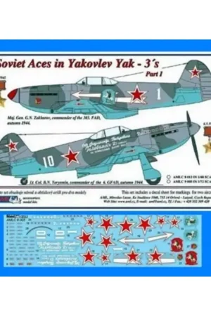 Sticker Soviet Aces in Yakovlev Yak-3&acute;s Decal Koop Online