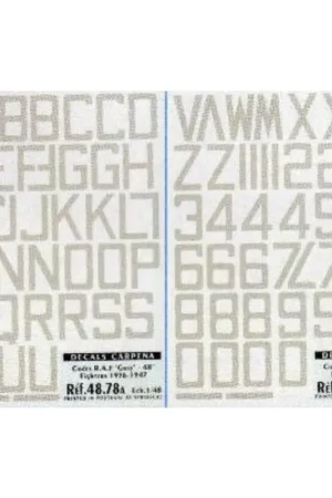 Laatste Kans Sticker Raf Bomber Grey 48 P.1 x2 Decal