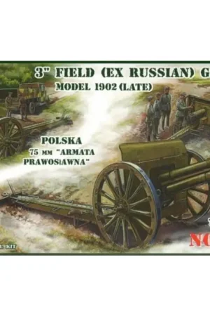 Meest Verkocht 3 field gun (ex-russian) gun m.1902. 14.50. Schaalmodel