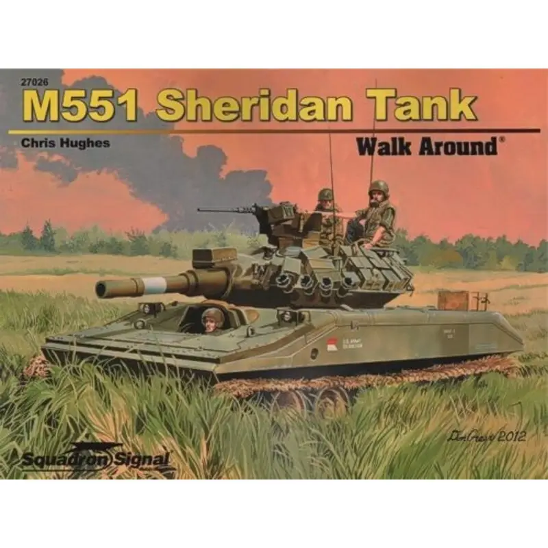 Boek M551 Sheridan Tank (Walk Around Series) Lage Kosten
