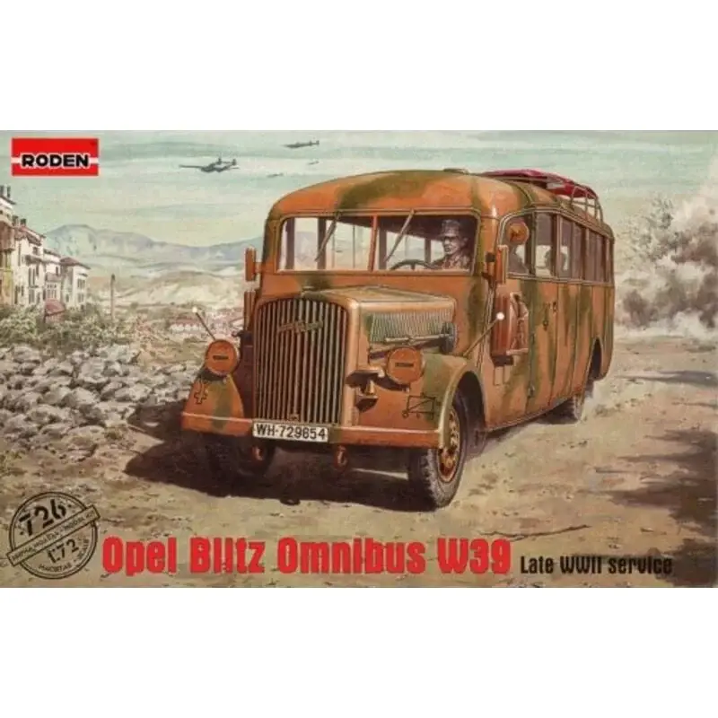Veilige Betaling Opel Blitz Omnibus W39 Late WWII Service Schaalmodel