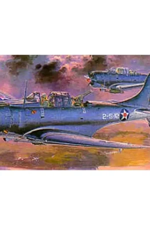 Douglas SBD-3 Dauntless Schaalmodel Op = Op