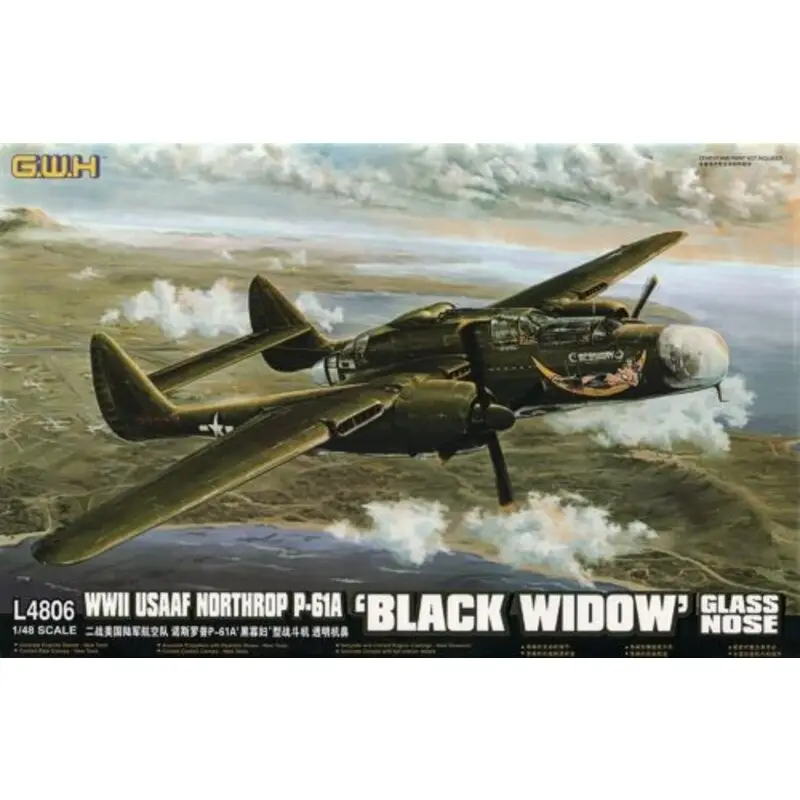 Beperkte Voorraad Northrop P-61A 'Black Widow' with Glass Nose Schaalmodel